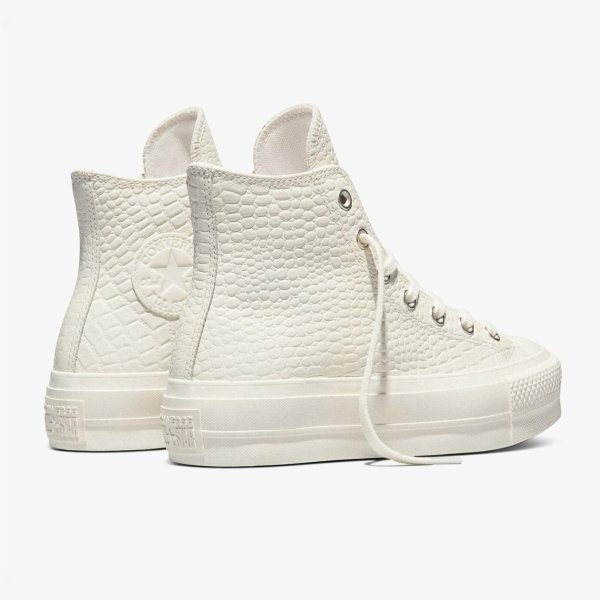 Женские кеды CONVERSE CHUCK TAYLOR ALL STAR LIFT OX ANIMAL PRINT CROCO / BONE