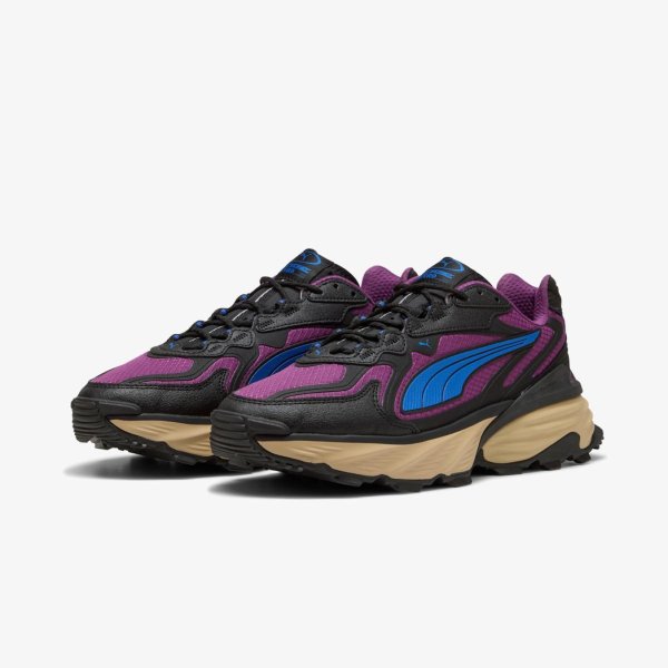 Мужские кроссовки PUMA FADE NITRO RIPSTOP TR BLACK / PLUM WINE / MOUNTAIN BLUE