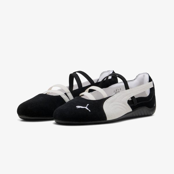 Жіночі балетки PUMA WMNS SPEEDCAT BALLET SD BLACK / WHITE