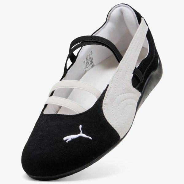 Жіночі балетки PUMA WMNS SPEEDCAT BALLET SD BLACK / WHITE