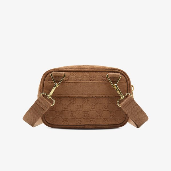 Сумка на пояс JORDAN JAM SUEDE MONOGRAM CAMERA BAG