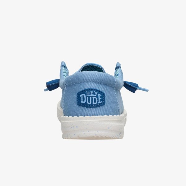 Дитячі мокасини HEYDUDE WALLY KIDS STRETCH CANVAS
