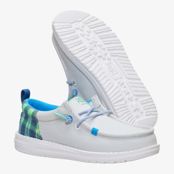 Дитячі мокасини HEYDUDE WALLY FUNK KIDS PREP PLAID