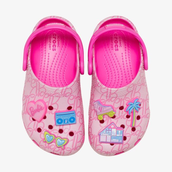 Детские тапочки MATTEL BARBIE X CROCS CLASSIC CLOG LITTLE KIDS