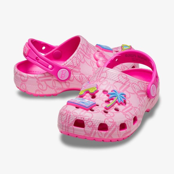 Детские тапочки MATTEL BARBIE X CROCS CLASSIC CLOG LITTLE KIDS
