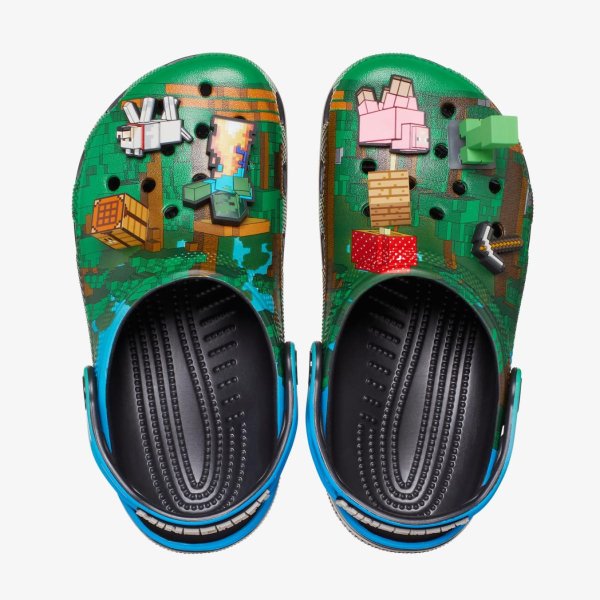 Детские тапочки MINECRAFT X CROCS CLASSIC CLOG KIDS