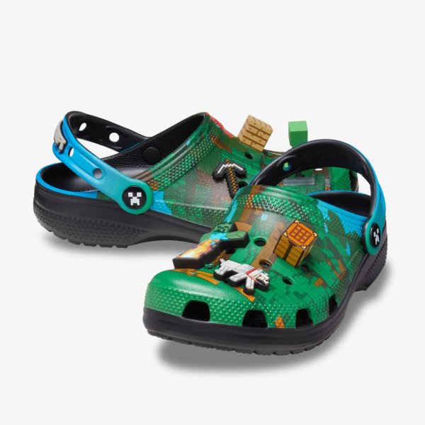 Детские тапочки MINECRAFT X CROCS CLASSIC CLOG KIDS