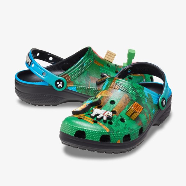 Тапочки MINECRAFT X CROCS CLASSIC CLOG