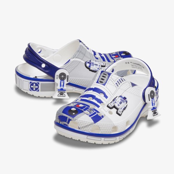 Детские тапочки STAR WARS X CROCS CLASSIC CLOG R2-D2 KIDS