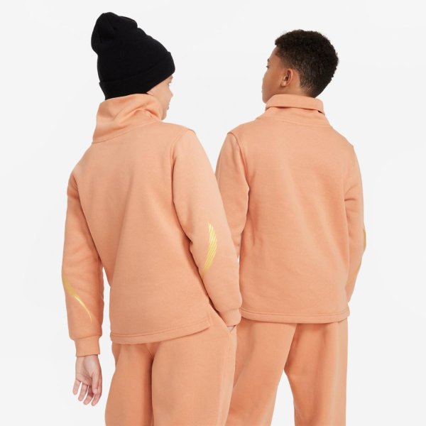 Дитяча толстовка NIKE G NSW CLUB FLC FNL LS TOP SHNE