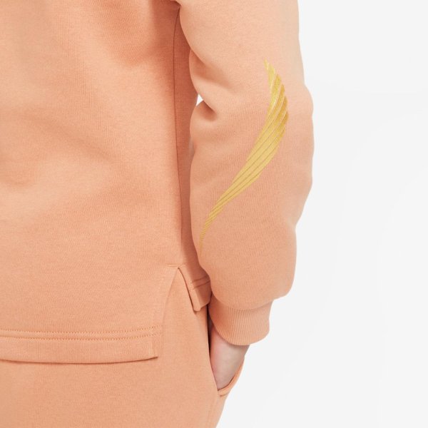 Дитяча толстовка NIKE G NSW CLUB FLC FNL LS TOP SHNE