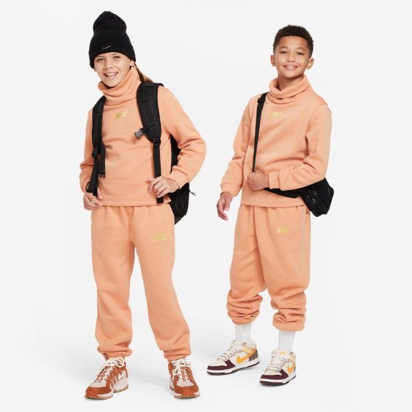 Дитяча толстовка NIKE G NSW CLUB FLC FNL LS TOP SHNE