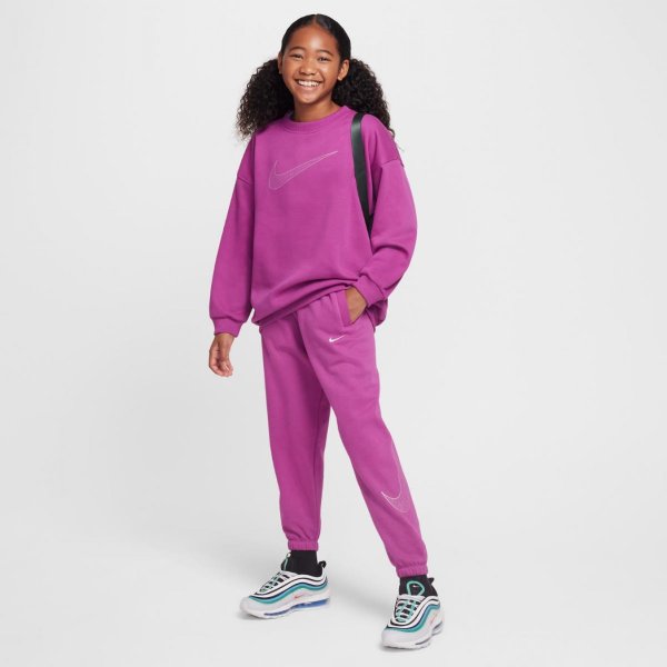 Детские брюки NIKE G NSW CLUB FLC LOOSE PANT SHNE