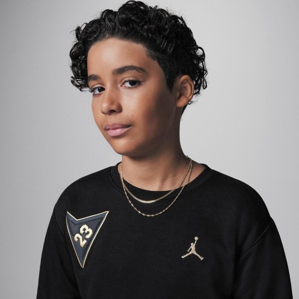 Детская толстовка JORDAN JDB SEE ME SHINE CREW