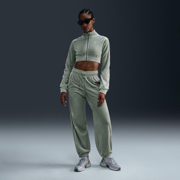 Женская толстовка NIKE W NSW CLLCTN VELOUR FZ TOP OFL