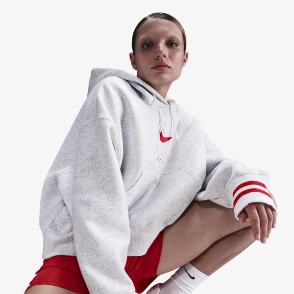 Женская толстовка NIKE W NSW PHNX FLC OOS GX PO HDY