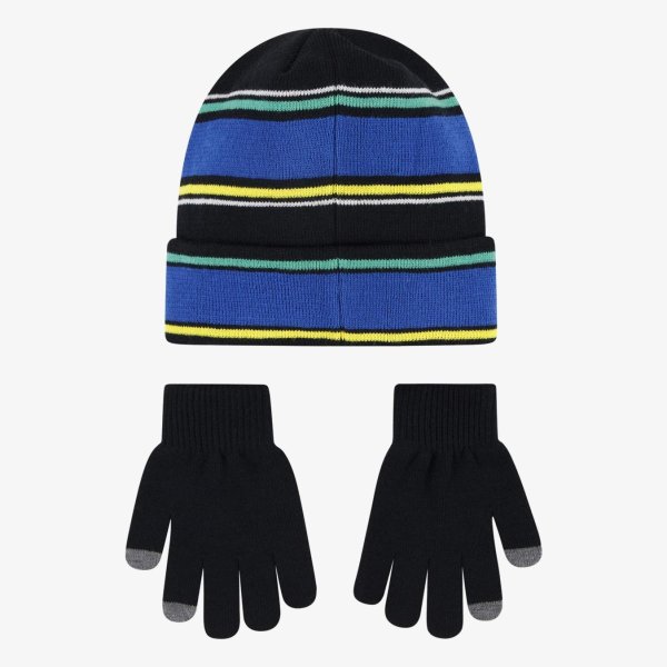 Дитячий набір: шапка, рукавички NIKE MULTI STRIPE BEANIE SET