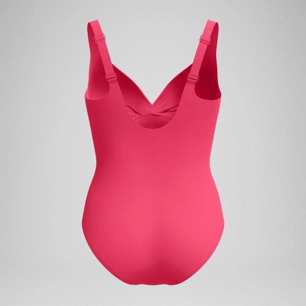 Женский купальник Speedo SPDSCU X KNT 1PC AF DARK PINK