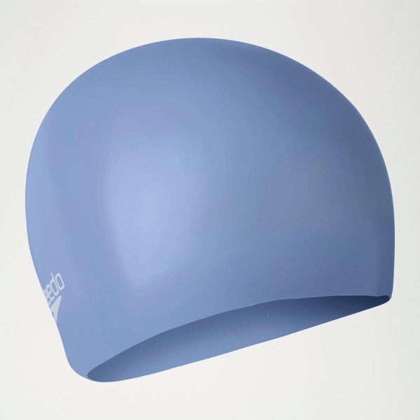 Шапочка Speedo LONG HAIR CAP AU BLUE/PURPLE