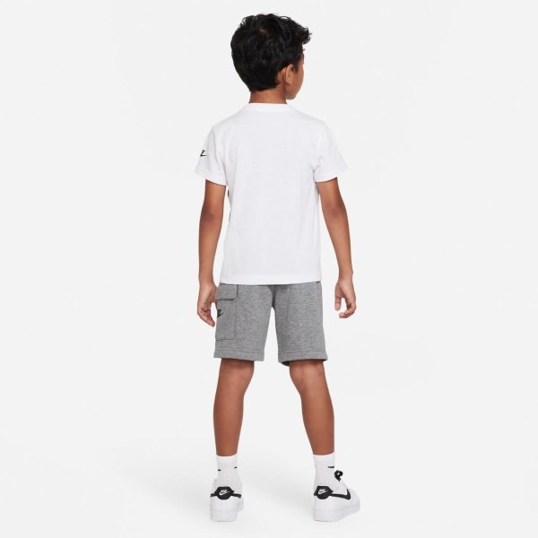 Дитячий набір: футболка, шорти NIKE NKB B NSW HBR CARGO SHORT SE / NKB B NSW HBR CARGO SHORT SE