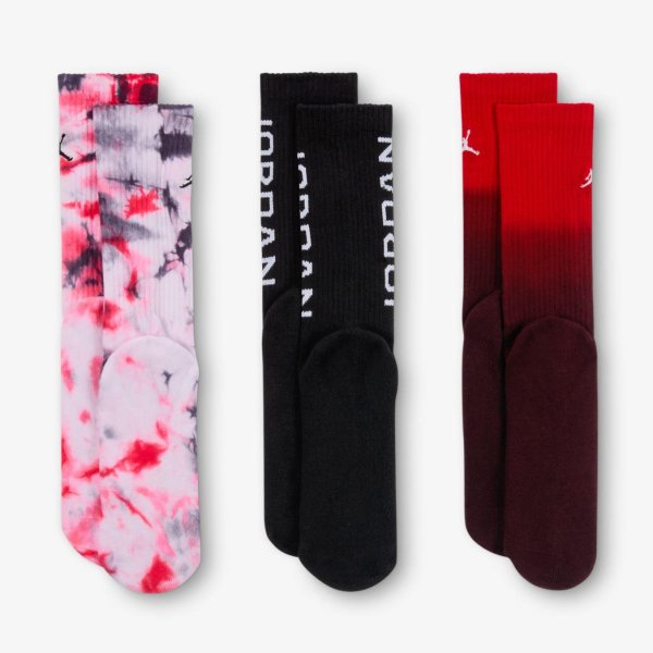 Дитячі шкарпетки JORDAN JHN ESST. POOLSIDE 3PK CREW / JHN ESST. POOLSIDE 3PK CREW