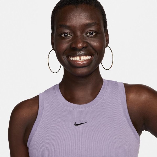 Жіноча майка NIKE Жіноча Жіноча майка NSW ESSNTL RIB CRP