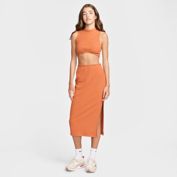 Жіноча спідниця NIKE W NSW NK CHLL KNT RIB MD SKIRT