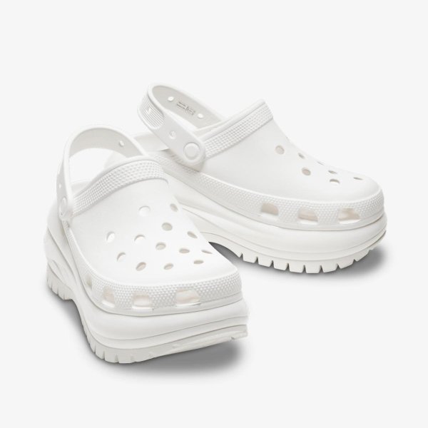 Клоги CROCS MEGA CRUSH CLOG WHITE