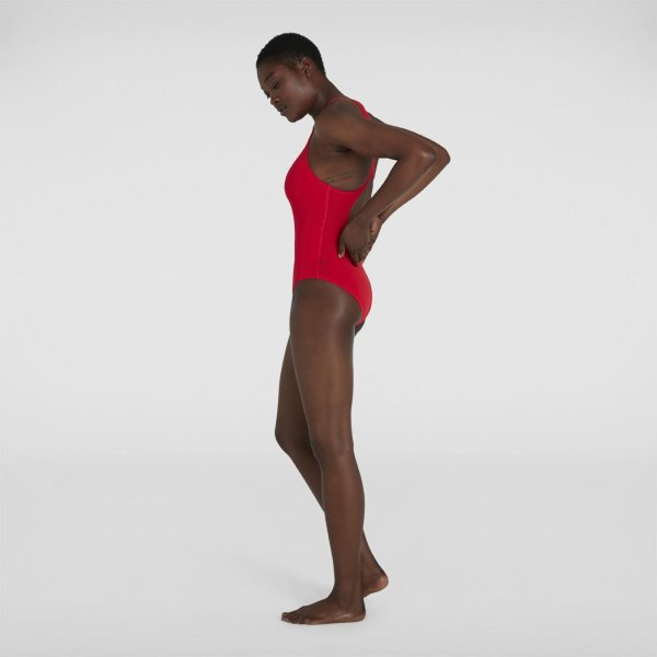 Жіночий купальник Speedo ESSENTIAL END+ MEDALIST AF RED