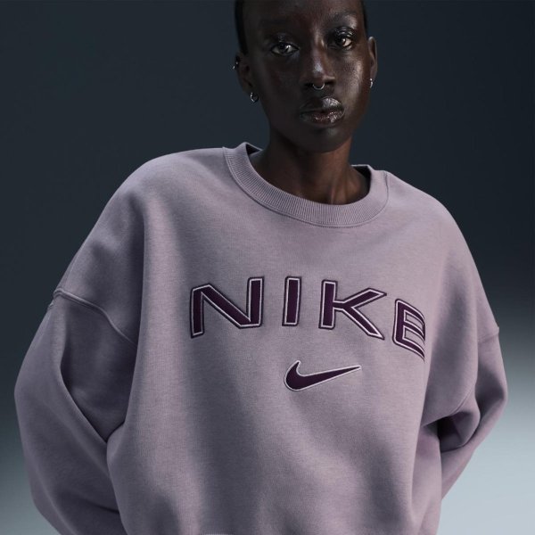 Женская толстовка NIKE W NSW PHNX FLC OOS LOGO CREW