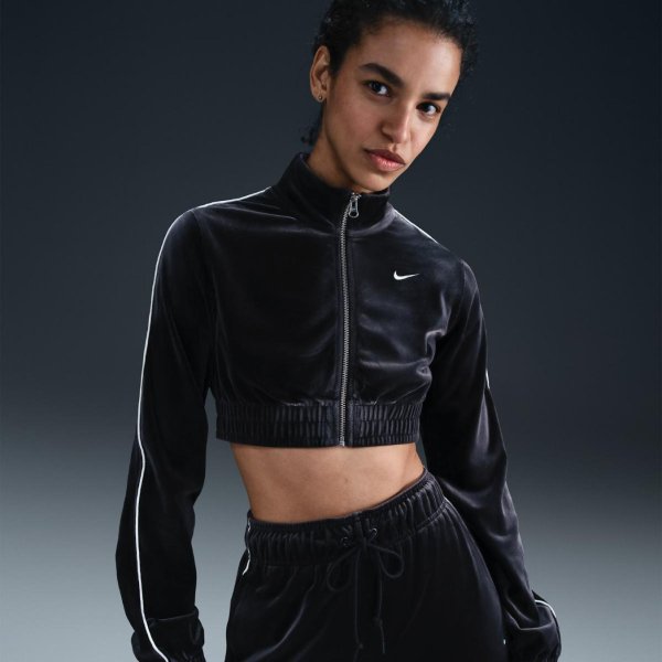 Женская толстовка NIKE W NSW CLLCTN VELOUR FZ TOP OFL
