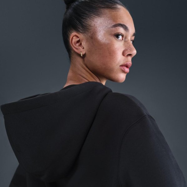 Женская толстовка NIKE W NSW PHNX FLC CROP FZ HDY