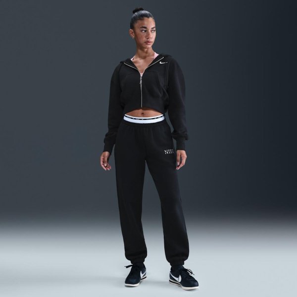 Женская толстовка NIKE W NSW PHNX FLC CROP FZ HDY