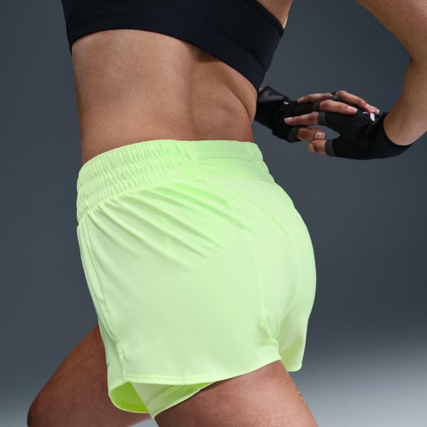 Женские шорты NIKE W NK ONE DF MR 3IN 2N1 SHORT