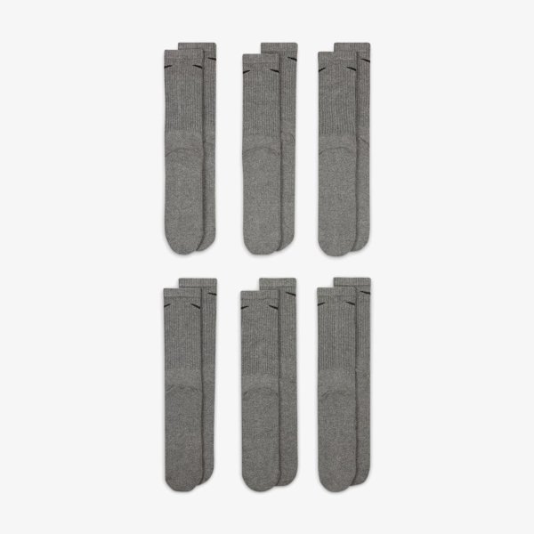 Чоловічі шкарпетки NIKE U NK EVERYDAY CUSH CRW 6PR 132