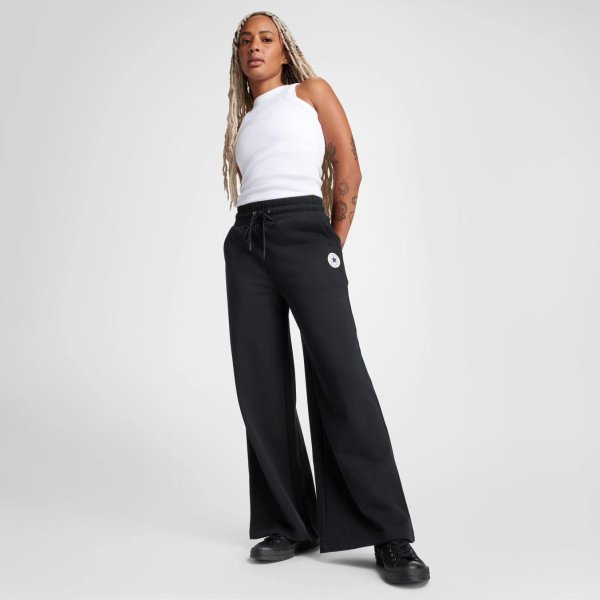 Жіночі штани Converse FASHION KNIT PANT CONVERSE BLACK