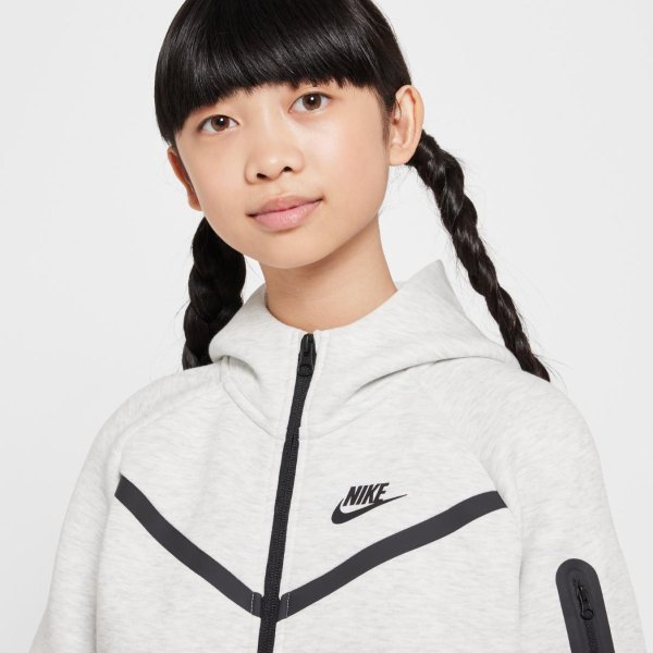 Дитяча толстовка NIKE G NSW TCH FLC HD FZ LS - PD