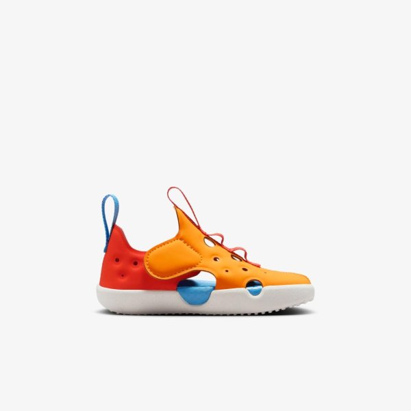 Детские тапочки NIKE SUNRAY PROTECT 4 ORANGE PEEL / PICANTE RED (TD)