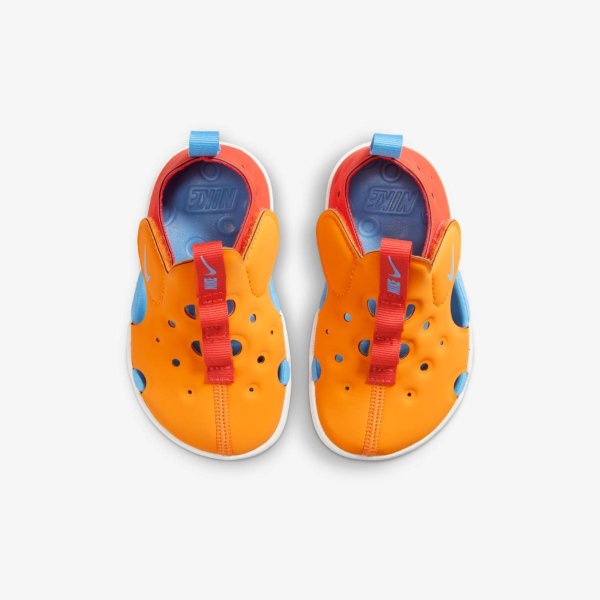 Детские тапочки NIKE SUNRAY PROTECT 4 ORANGE PEEL / PICANTE RED (TD)