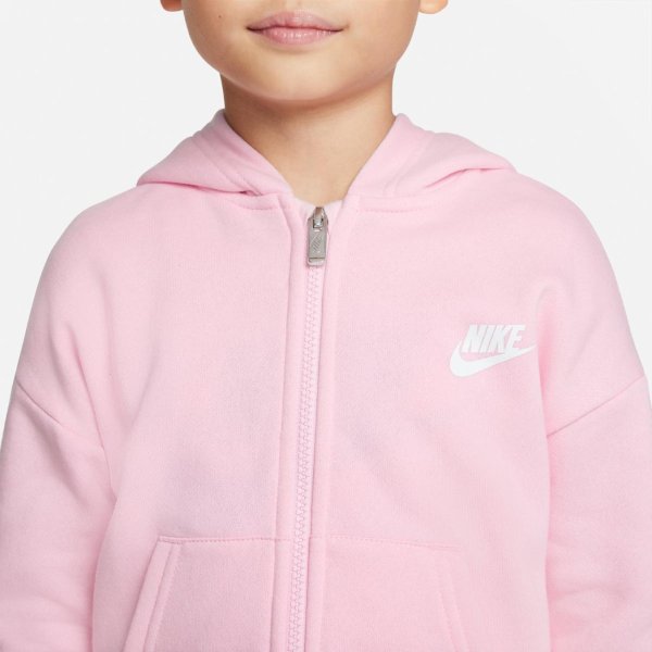 Дитяча толстовка NIKE NKG CLUB FLEECE HIGH LOW FZ HD