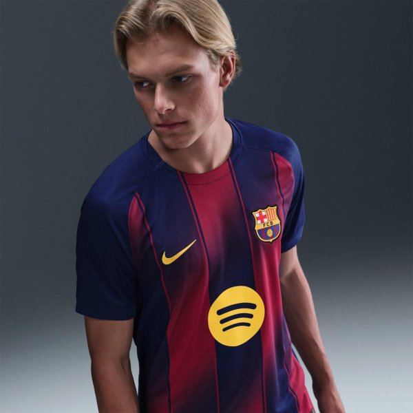 Мужская футболка NIKE FCB M NK DF JSY SS STAD HM