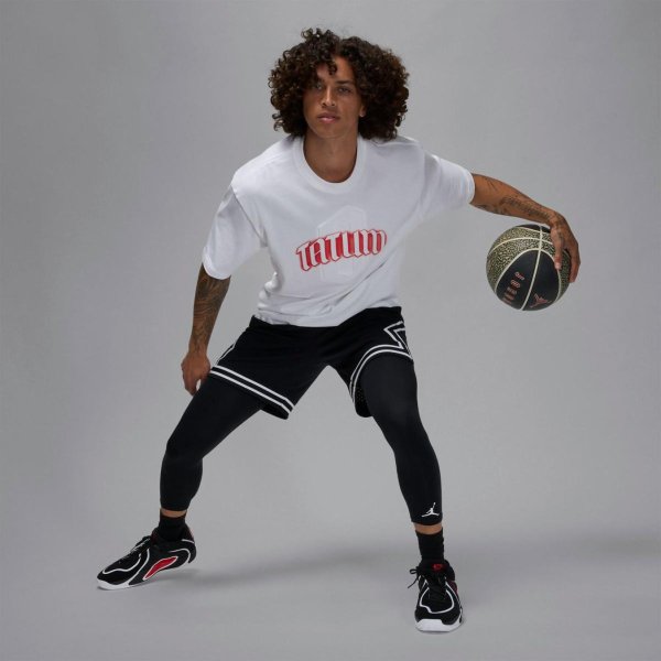 Чоловічі кросівки JORDAN TATUM 4 BLACK / UNIVERSITY RED