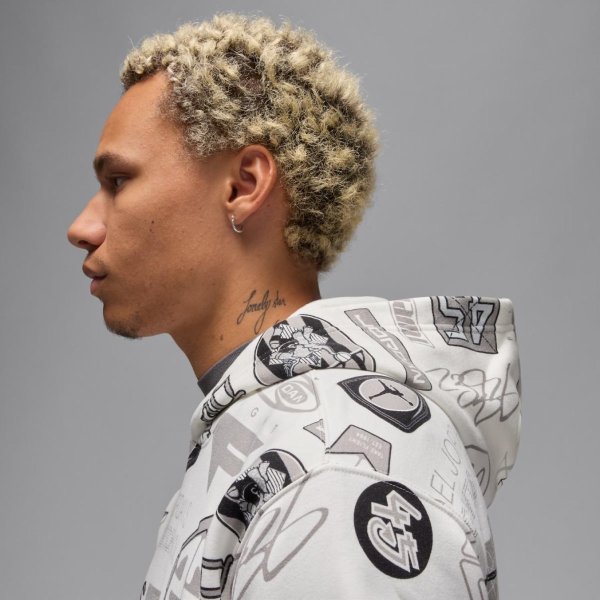 Мужская толстовка JORDAN M J ESS AOP FLC PO