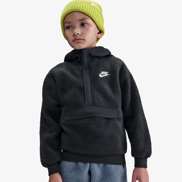 Дитяча толстовка NIKE K NSW CLUB FLC LOOSE QZ HDY WZ