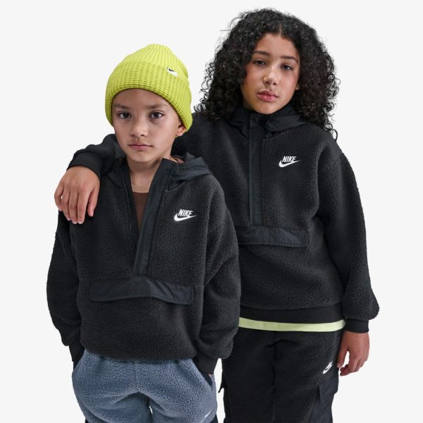 Дитяча толстовка NIKE K NSW CLUB FLC LOOSE QZ HDY WZ