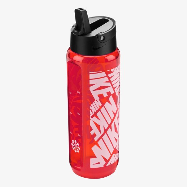 Бутылка NIKE TR RENEW RECHARGE STRAW BOTTLE 24 OZ GRAPHIC SAFETY ORANGE/BLACK/WHITE/WHITE 24OZ