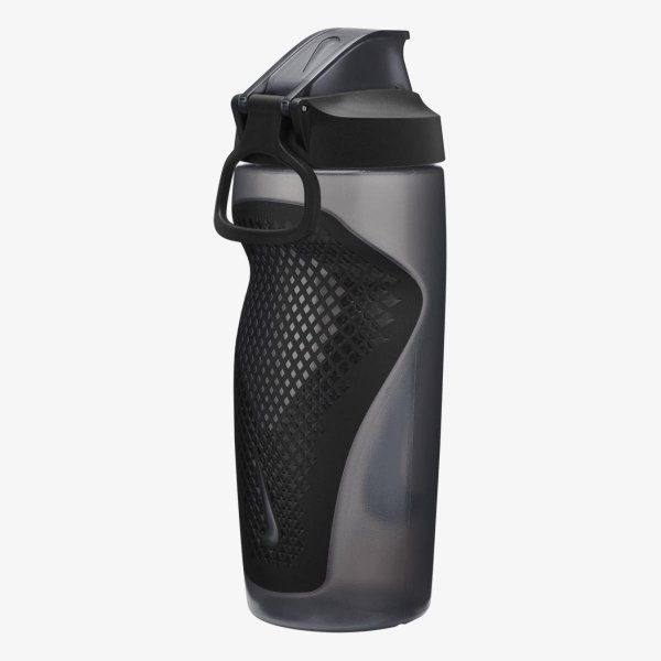 Бутылка NIKE REFUEL BOTTLE LOCKING LID 18 OZ ANTHRACITE/BLACK/SILVER IRIDESCENT 18OZ