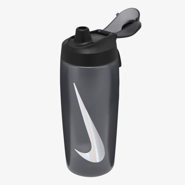 Бутылка NIKE REFUEL BOTTLE LOCKING LID 18 OZ ANTHRACITE/BLACK/SILVER IRIDESCENT 18OZ