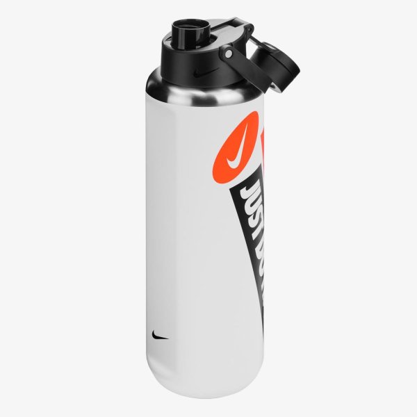 Бутылка NIKE SS RECHARGE CHUG BOTTLE 32 OZ GRAPHIC WHITE/BLACK/SAFETY ORANGE 32OZ