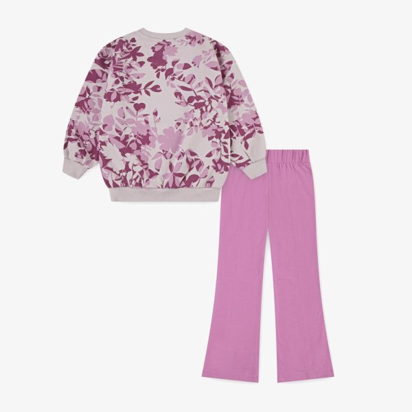 Дитячий костюм NIKE NKG FLORAL CAMO CREW LEGGING S